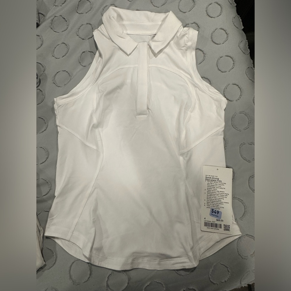 Lululemon quick dry sleeveless polo BRAND NEW